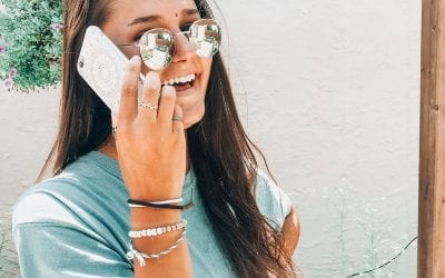Cute customer case picture of our White Henna Transparent iPhone Design – Shop Cases by Kate for this design and hundred more!