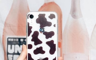 We’re loving this cute cow pattern case now available at WWW.CASESBYKATE.COM ?? Available in all iPhone case sizes. Also shown is our Rose Anyday tapestry available at our Redbubble store – link to store available on our website! • • • #trending #phonecase #shopping #sale #smallbusiness #redbubble #redbubbleartist #cowprint #rose #roseanyday