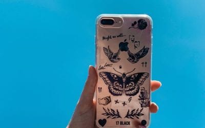 Decided to take advantage of the beautiful day and take some case pictures featuring our best seller to date “Harry’s Tattoos” ? love it as a transparent case, get yours now on WWW.CASESBYKATE.COM #harrystyles #onedirection #phonecase #trending #shopping #sale